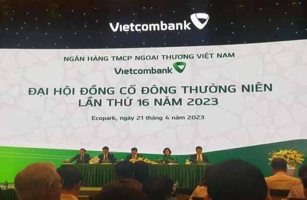 Vietcombank đặt mục tiêu trọng tâm cho năm 2023 là kiểm soát tăng trưởng tín dụng.