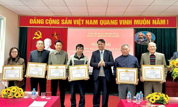 Đảng bộ Khối Doanh nghiệp quận Thanh Xuân tổng kết công tác năm 2024, triển khai nhiệm vụ trọng tâm năm 2025