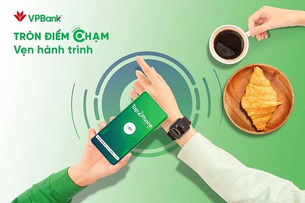 VPBank T2P chấp nhận đa dạng thiết bị thanh toán thông qua sóng NFC 