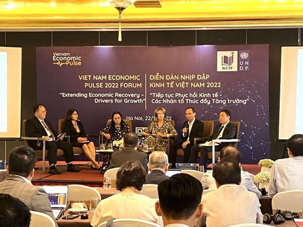 Chuyên gia kinh tế Cấn Văn Lực chia sẻ tại Diễn đàn Nhịp đập Kinh tế Việt Nam 