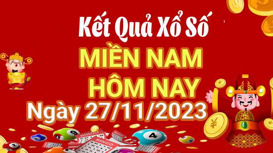 Xổ số miền Nam 27/11, SXMN 27/11, XSMN 27/11, Kết quả Xổ số miền Nam thứ hai