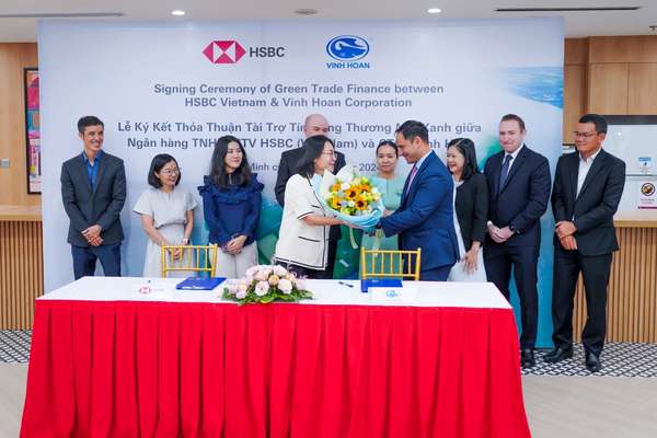 HSBC cấp khoản tín dụng xanh đầu tiên cho Vĩnh Hoàn