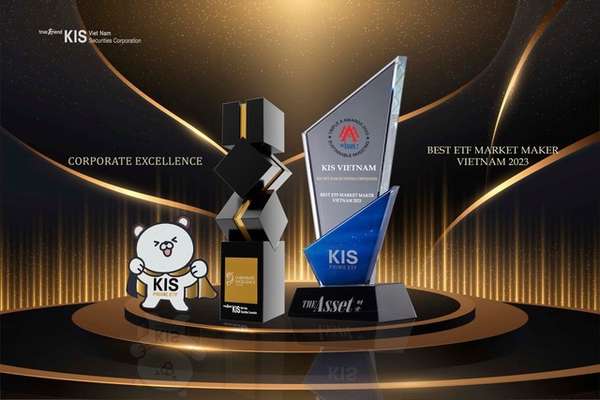 Chứng khoán KIS Việt Nam nhận giải thưởng Best ETF Market Maker Vietnam 2023
