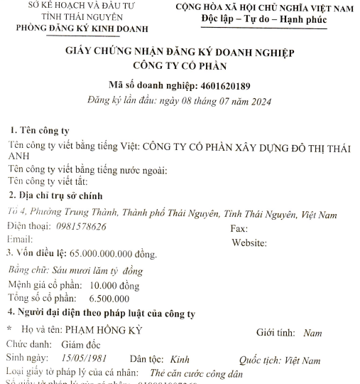 Dự án Khu dân cư  tại Đại Từ, Thái Nguyên: Một nhà đầu tư tham dự, liệu có gia hạn đấu thầu?