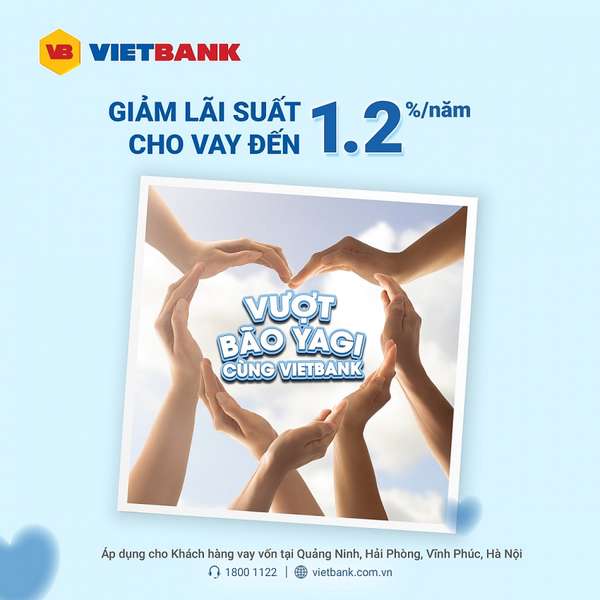 Tập thể Vietbank quyên góp hơn 700 triệu chỉ sau 120 phút trong lễ phát động kêu gọi ủng hộ đồng bào