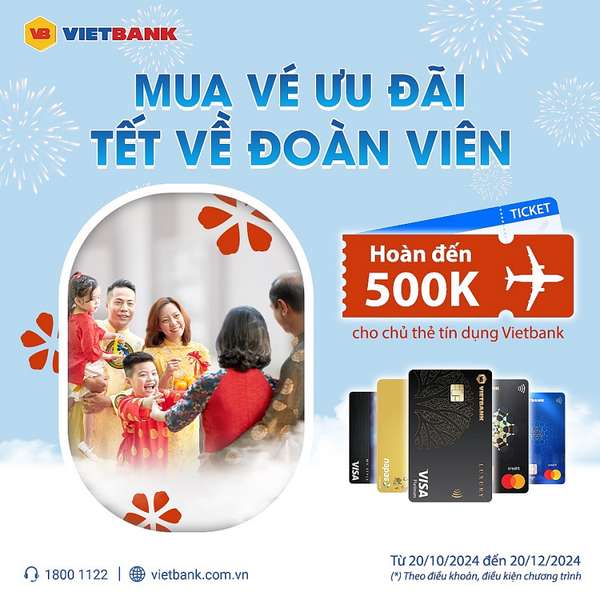 Khách hàng Vietbank có cơ hội trúng xe hơi trị giá hơn 1 tỷ đồng