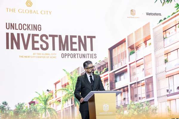 Ông Gibran Bukhari, Giám đốc Khối Kinh doanh, Masterise Homes chia sẻ về tiềm năng kinh doanh sinh lời và phát triển lâu dài tại The Global City
