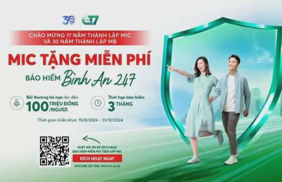 Bảo hiểm Quân đội tặng miễn phí Bảo hiểm Bình An 247, chung tay vì sức khỏe cộng đồng