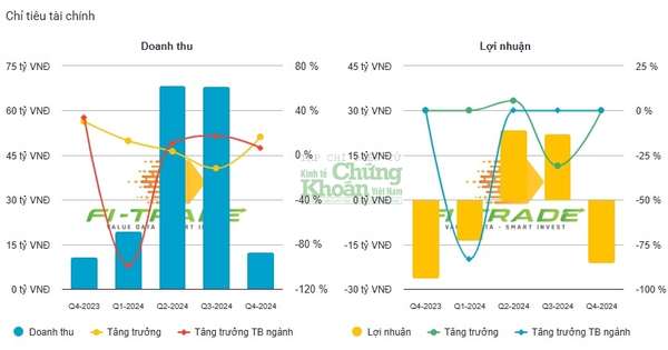 Tình hình kinh doanh năm 2024 của DHC Suối Đôi. Nguồn: Dữ liệu Kinhtechungkhoan.vn