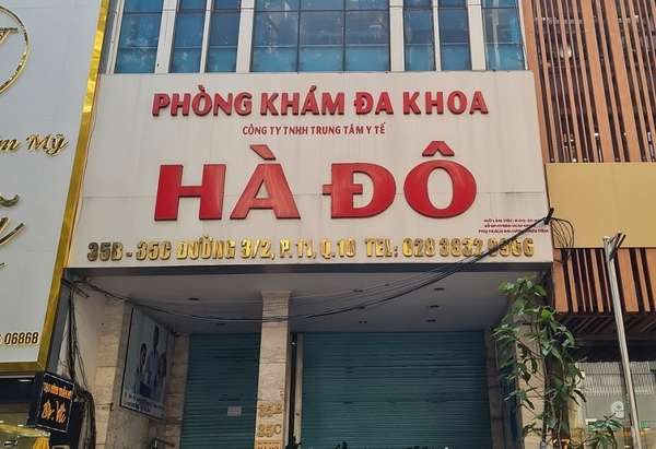 TP. Hồ Chí Minh: Phòng khám đa khoa Hà Đô bị tước giấy phép 4 tháng