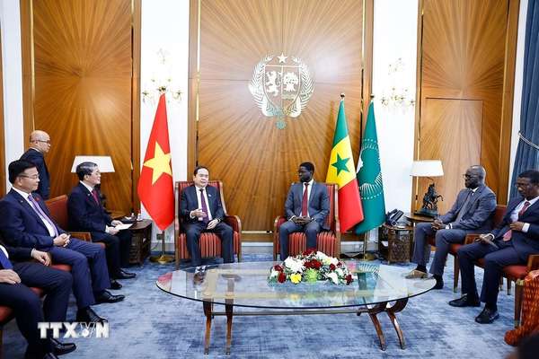 Chủ tịch Quốc hội Trần Thanh Mẫn hội kiến Tổng thống Senegal- Ảnh 3.