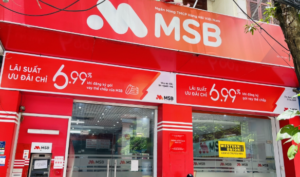 Ngân hàng MSB được dự báo tăng trưởng lợi nhuận âm.