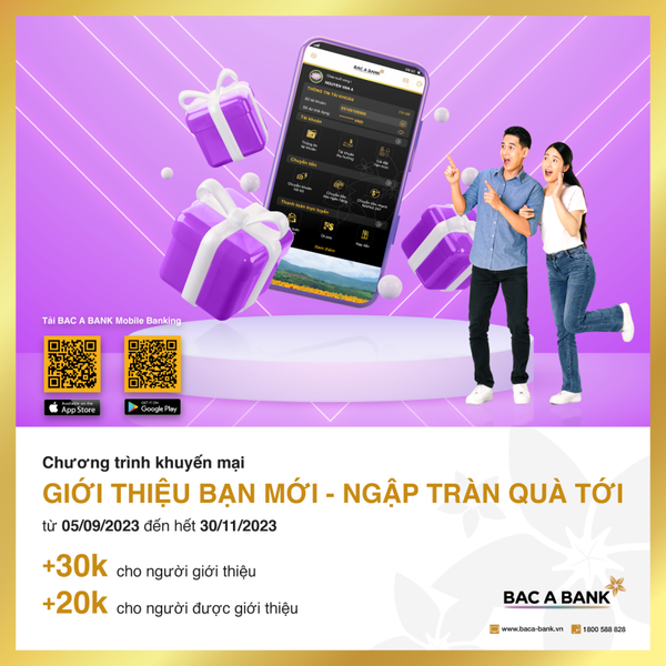 Doanh nghiệp nhận combo phí ưu đãi từ Bac A Bank