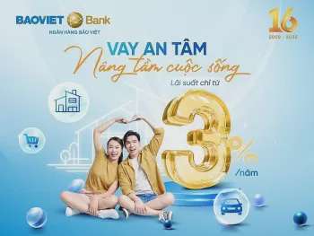 BAOVIET Bank cho vay cá nhân lãi suất chỉ từ 3%