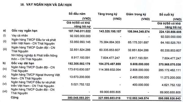 Tập đoàn Bệnh viện TNH tiếp tục gia hạn khoản vay gần trăm tỷ với các lãnh đạo công ty, nợ vay tăng vọt sau 6 tháng