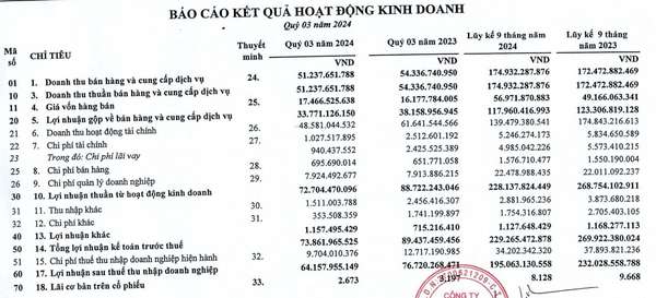 Doanh thu tài chính giảm mạnh, Khu Công nghiệp Nam Tân Uyên (NTC) báo lãi đi lùi