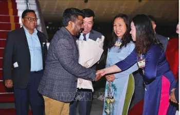 Tổng thống Sri Lanka đến Hà Nội, bắt đầu thăm cấp Nhà nước Việt Nam