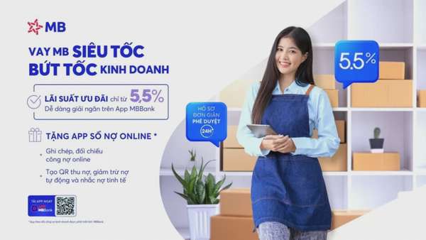 Ngân hàng Quân đội trợ lực khách hàng, tăng tốc kinh doanh cuối năm với gói vay chỉ từ 5,5%/năm