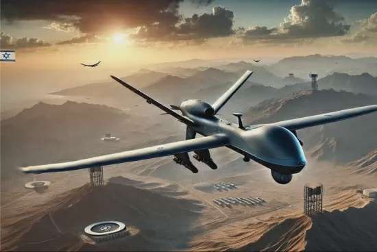 Chiến sự Trung Đông: Rò rỉ thông tin Israel cho UAV bay trinh sát trên bầu trời Iran