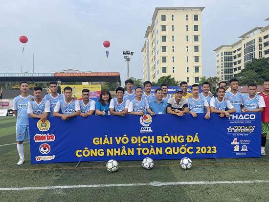 Khai mạc Giải vô địch bóng đá công nhân toàn quốc 2023