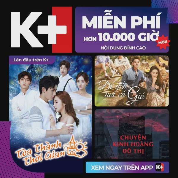 K+ có logo mới, ra mắt dịch vụ xem phim theo yêu cầu miễn phí hơn 10.000 giờ