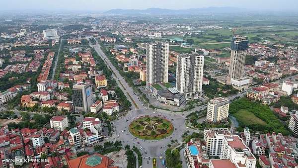 Trung tâm đô thị, hành chính ở tỉnh Bắc Ninh, tỉnh nhỏ nhất Việt Nam. Ảnh: Bá Đô