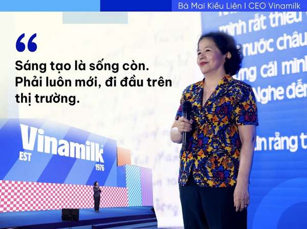 Những câu nói của bà Mai Kiều liên làm nên “chất” Vinamilk