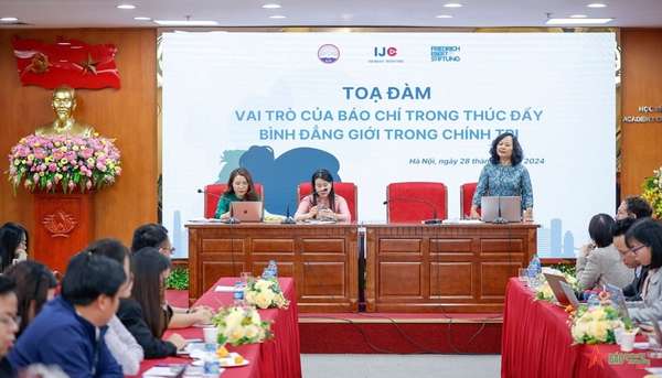 Tọa đàm về báo chí thúc đẩy bình đẳng giới trong chính trị