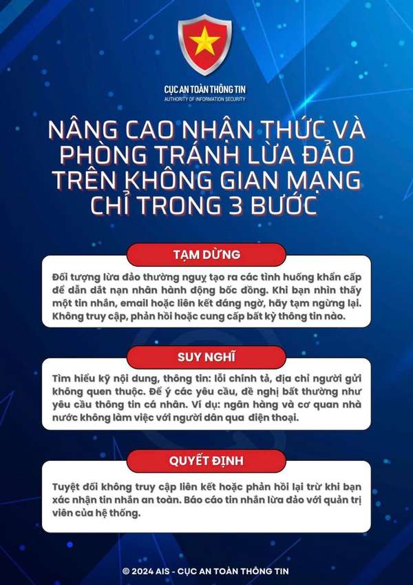 Bộ kỹ năng thiết yếu phòng chống lừa đảo trực tuyến tại Việt Nam