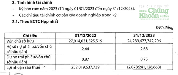 Trung Nam Group báo lỗ gần 3.000 tỷ đồng, xóa sạch thành quả lợi nhuận 4 năm trước đó