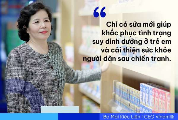 Những câu nói của bà Mai Kiều liên làm nên “chất” Vinamilk