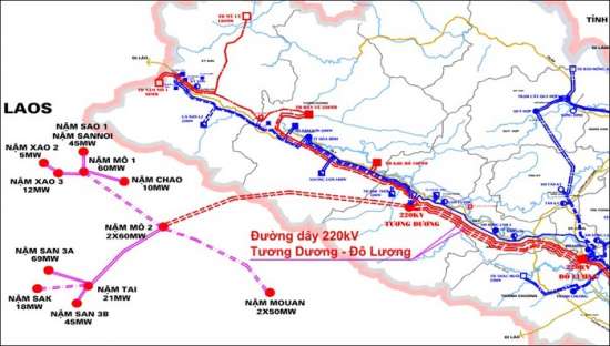 Nghệ An phê duyệt chủ trương đầu tư 2 dự án lưới điện truyền tải 220kV