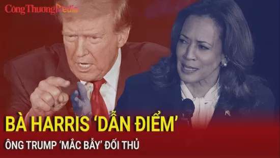 Bầu cử Mỹ 2024: Bà Harris ‘dẫn điểm’, ông Trump ‘mắc bẫy’ đối thủ