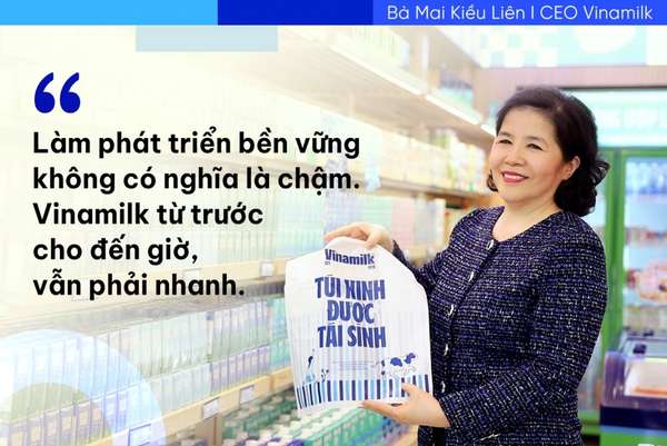 Những câu nói của bà Mai Kiều liên làm nên “chất” Vinamilk