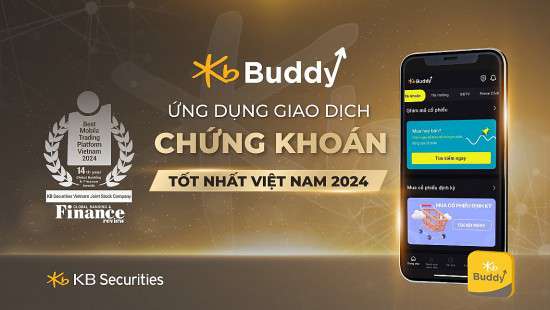 Chứng khoán KB Việt Nam thắng giải quốc tế Global Banking & Finance Review ngay lần đầu tham dự