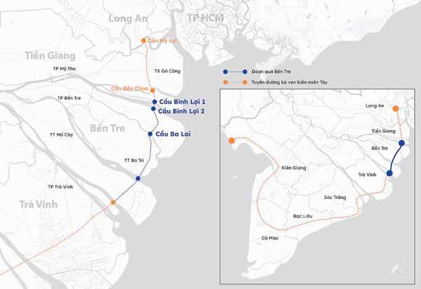 Tuyến đường ven biển phía Nam đi qua TP.HCM đang dần hình thành, tổng vốn đầu tư có thể lên tới 60.000 tỷ đồng