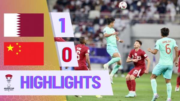 Video Trung Quốc dừng chân ở Asian Cup 2023 bởi siêu phẩm của chủ nhà Qatar