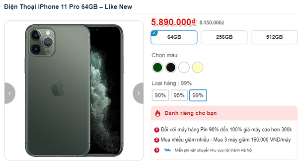 Phone 11 Pro khai xuân với giá rẻ bất ngờ: Trang bị ngang cơ iPhone 15