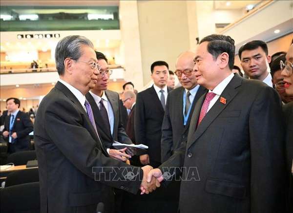 Chủ tịch Quốc hội Trần Thanh Mẫn gặp lãnh đạo Quốc hội các nước: Trung Quốc, Cuba, Lào- Ảnh 1. Chủ tịch Quốc hội Trần Thanh Mẫn gặp lãnh đạo Quốc hội các nước: Trung Quốc, Cuba, Lào- Ảnh 1.