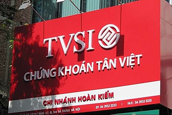 Chứng khoán Tân Việt (TVSI) bị đình chỉ một phần hoạt động giao dịch