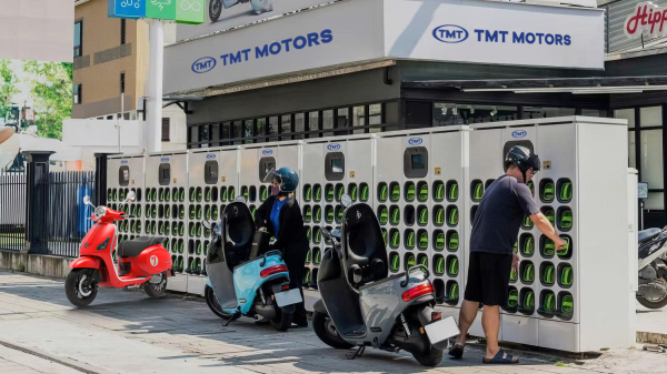 Hệ thống trạm cấp đổi pin theo công nghệ chuẩn châu Âu do Công ty con của TMT Motors đầu tư (Ảnh: TMT Motors)