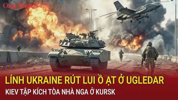 Chiến sự Nga-Ukraine trưa 1/10: Lính Ukraine rút lui ở Ugledar; Kiev tập kích tòa nhà Nga ở Kursk