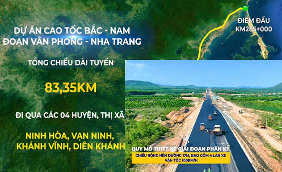 Bộ GTVT tìm chủ đầu tư dự án trạm dừng nghỉ cao tốc Vân Phong - Nha Trang