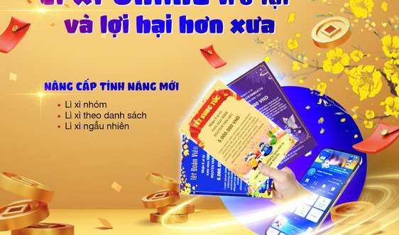 ​Trao lộc đầu năm với lì xì online trên App Vietbank Digital