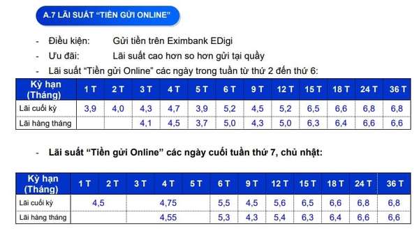 Lãi suất Eximbank tháng 1/2025: Lãi suất kỳ hạn này bất ngờ được tăng rất mạnh