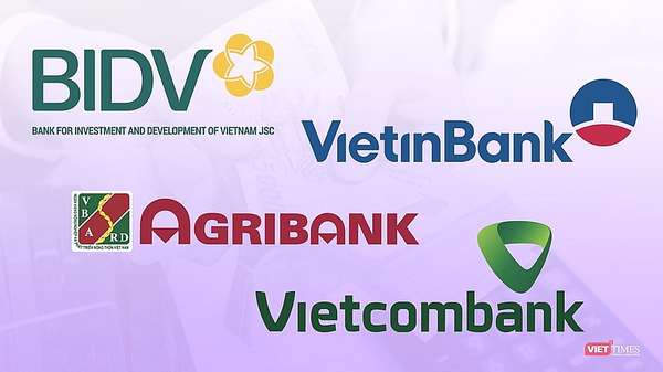 So sánh lãi suất 4 ngân hàng quốc doanh Agribank, BIDV, VietinBank, Vietcombank cuối tháng 11