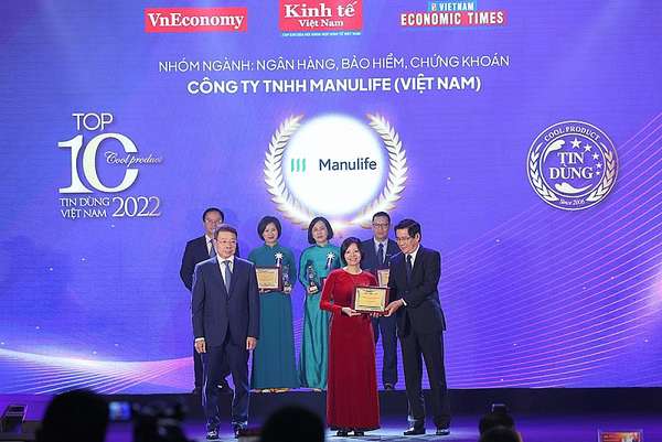 Manulife Việt Nam được vinh danh tại giải thưởng 