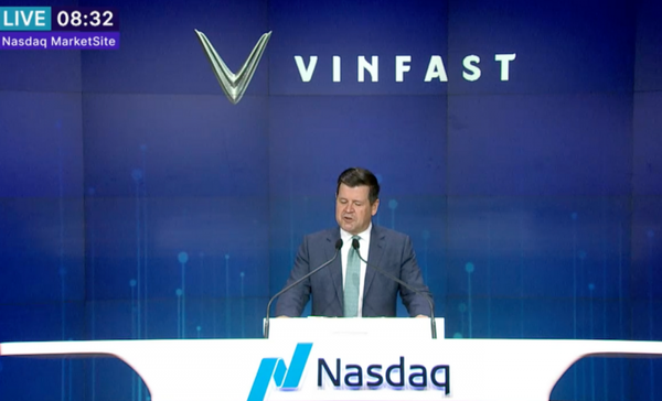 Cổ phiếu VinFast tăng mạnh 69% trong phiên chào sàn Nasdaq, vốn hóa vượt mức 85 tỷ USD