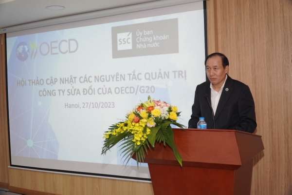 UBCKNN và OECD tổ chức hội thảo phổ biến bộ Nguyên tắc Quản trị Công ty của G20/OECD