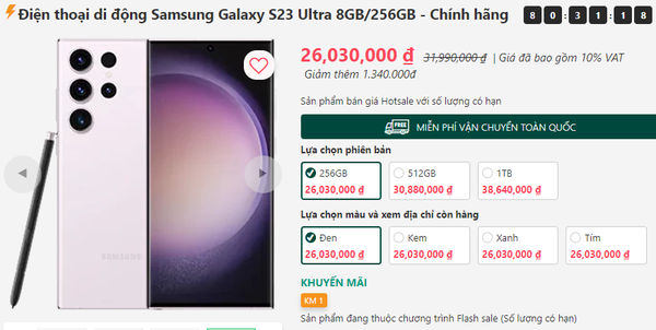 Samsung Galaxy S23 Ultra bỗng hot hơn iPhone 14: Giảm cực mạnh khiến dân tình “đứng hình”